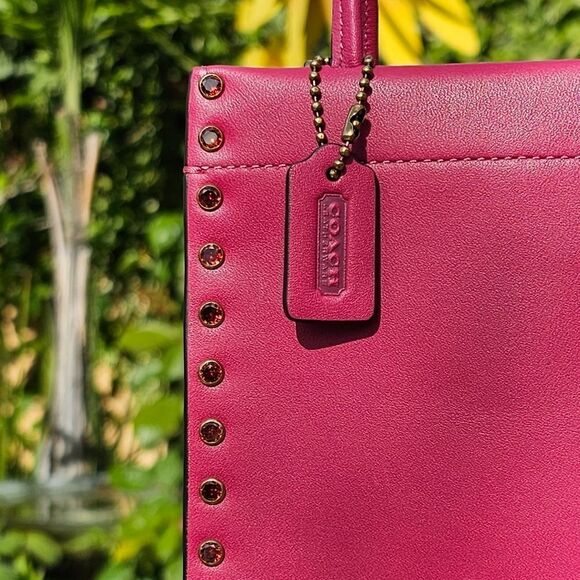 Coach Cashin Crystal Tote Purse - Picture 7 of 17